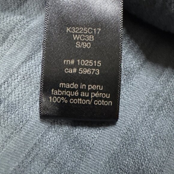 John Varvatos Polo Shirt Mens Gray Cotton Designer Preppy Casual Size Medium - Picture 4 of 5